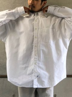 1990's RalphLauren The Big Oxford series White Oxford B.D.Shirt 