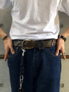 Vintage Handmade Leather Belt