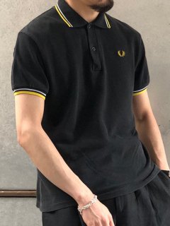 1990's FREDPERRY POLO Fade-black color