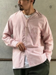 kapital ArchivePINK&WHITE Stripes Oxford Cloth,
B.D.open-collar CARDIGAN Front Shirt size3