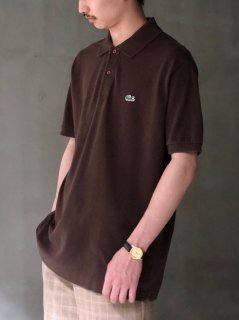 1990's Vintage LACOSTE
Bitter CHOCOLATE color