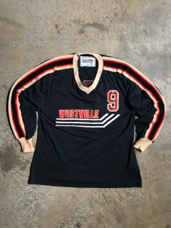 1990's DeLONG Footbll Shirt
WESTVILLE No.9 / size40