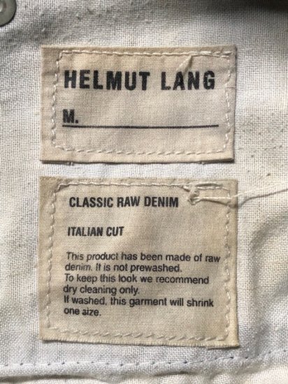 00's HELMUT LANG Italian Cut Denim Pants - Vintage & Archive