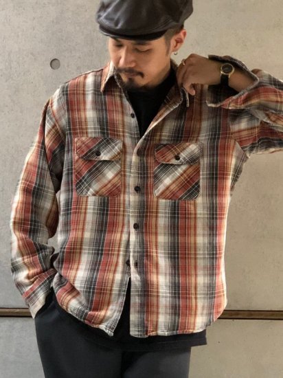 1980's FIVE BROTHER
Heavy Cotton Flannel Shirt