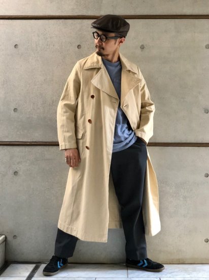 45RPM Cotton Canvas()
Double-breaseted Long Coat