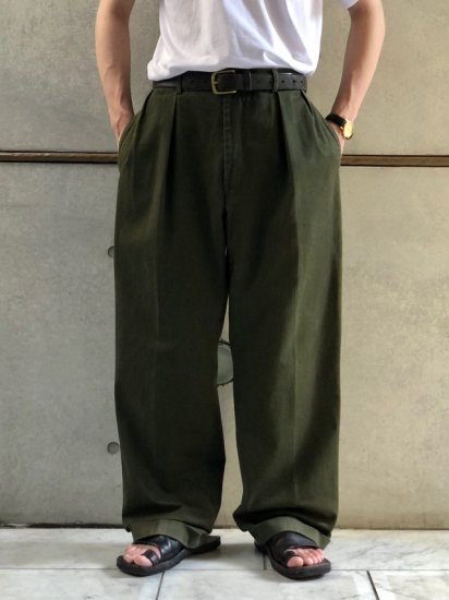 1980s Vintage RalphLauren 2tucks trousers ɥ