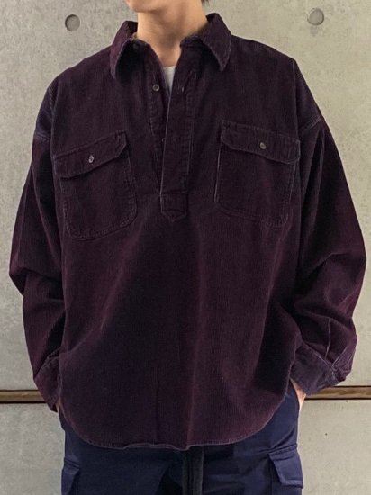 1990s Vintage FIELD FG GEAR Corduroy Shirt 
size XL 