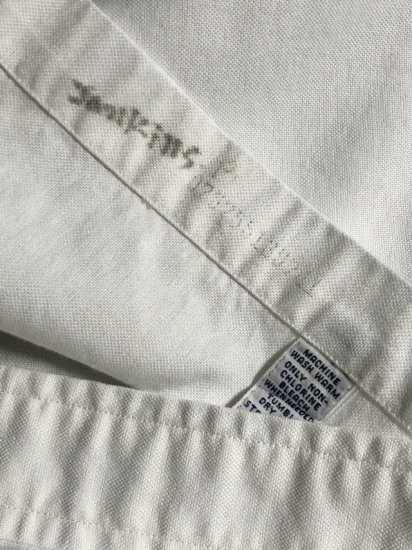 1990's Vintage RalphLauren Oxford  B.D.shirt / ꥫ / size 17-1/2 (74) 