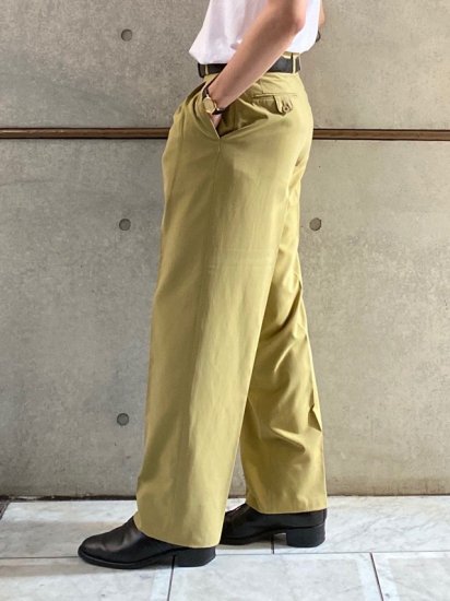 1990's Vintage PIA SPORTS 2tucks Trousers / size 28winch 
