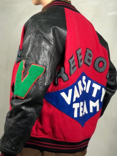 1990's Vintage Reebok
Leather&Melton VARSITY TEAM Jacket