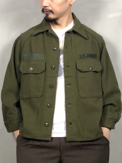 1950'sVintage U.S.ARMY, Wool Melton Shirt Jacket åڥ