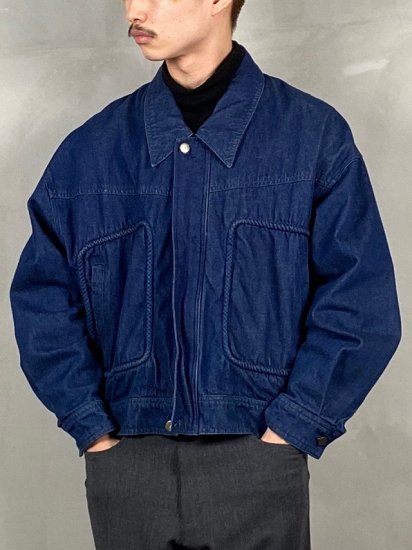 1980's Vintage EUAROPRESS Denim Jacket / size M 