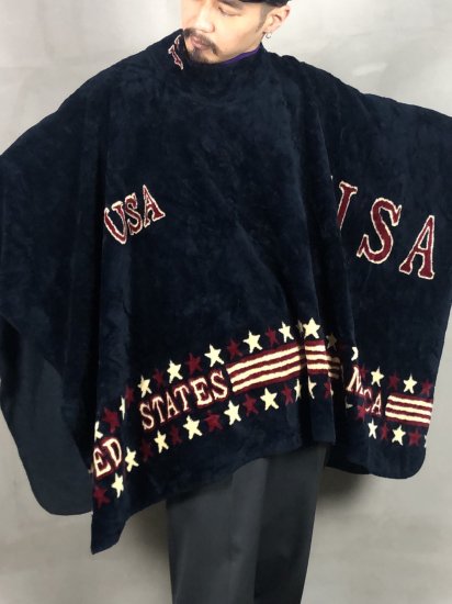 1990's Vintage USA Fleece Cape