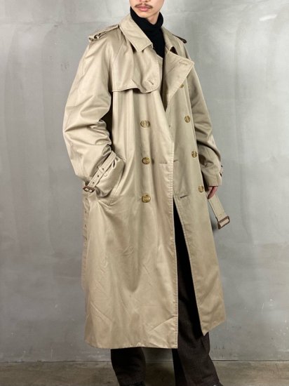 1990s Vintage stmichael
Polyester  Cotton Trench Coat
size XL 