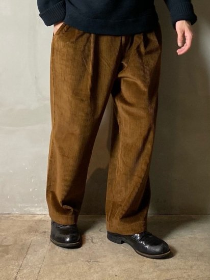 1980-90s Vintage joseph&lyman Corduroy 2tucks Trousers