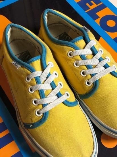 Vans era yellow clearance blue