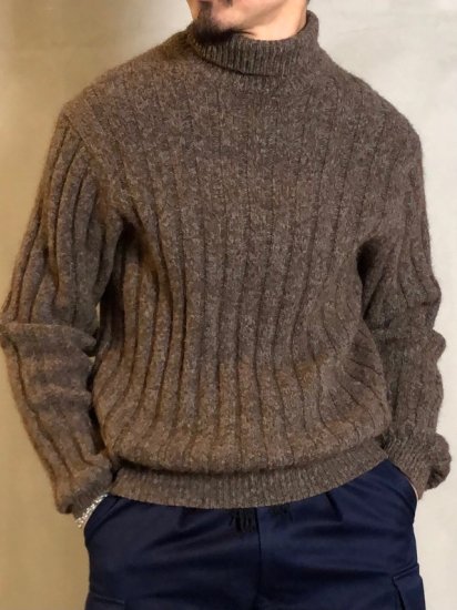 1990's Vintage BrooksBrothers  70%Alpaca30%Wool Knit Sweater