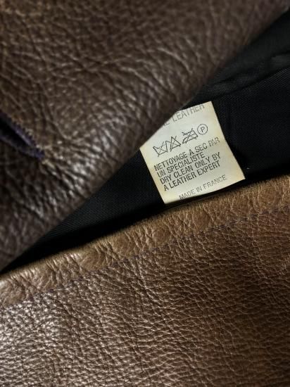 early90's 初期A.P.C. レザーハーフコート - Vintage & Archive early90's 初期A.P.C. レザーハーフコート - Vintage & Archive