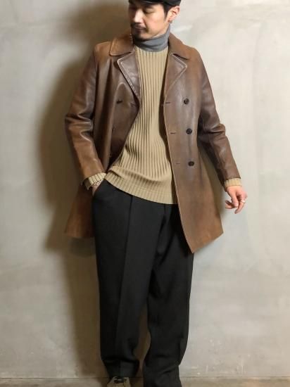early90's 初期A.P.C. レザーハーフコート - Vintage & Archive early90's 初期A.P.C. レザーハーフコート - Vintage & Archive