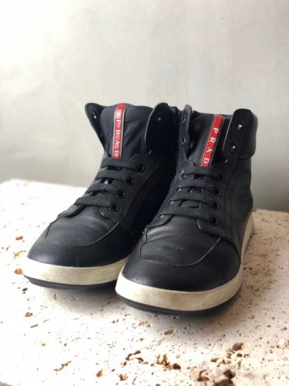 PRADA Leather Sneakers