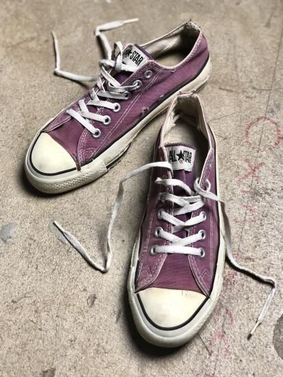 1990's Vintage CONVERSE ALLSTAR Purple / Made in USA.