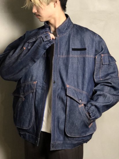 1990's French Anonymous Vintage Denim Jacket 
