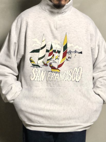 1995's Sailing Printed High-neck Sweat Shirt