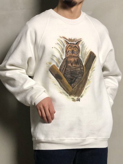 1980-90's Vintage Painted Sweat Shirt