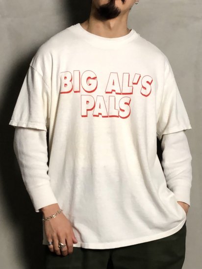 1990-00's Vintage Printed T-shirt "BIG AL'S PALS"
