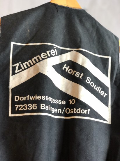 1960's German Vintage Loggers Work Vest