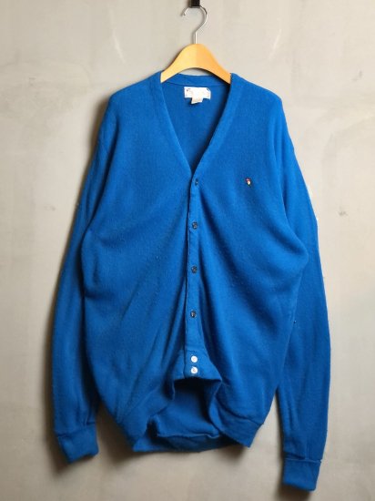 1980's Arnold Palmer Vintage Acrylic Knit Cardigan, Made in USA.