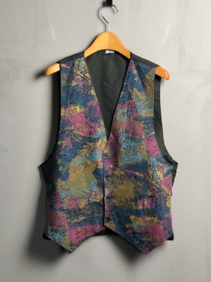 1980's German Vintage Printed Vest