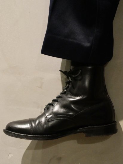 1980-90's JOHN SPENCER
Vintage Leather Lace-up Boots BLACK