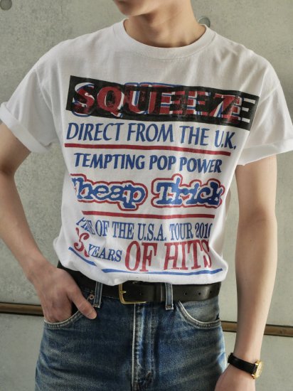 2010's SQUEEZE USA TOUR T-shirt