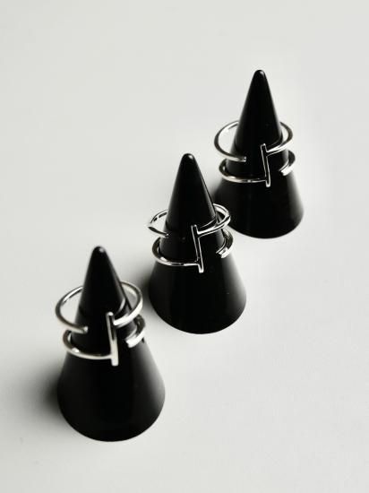 DEADSTOCK 925silver Ring "TT" / size US6 (9)