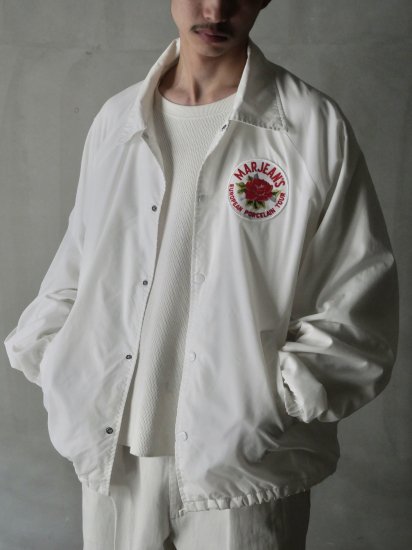 1980's Vintage MARJEAN'S Coach Jacket WHITE