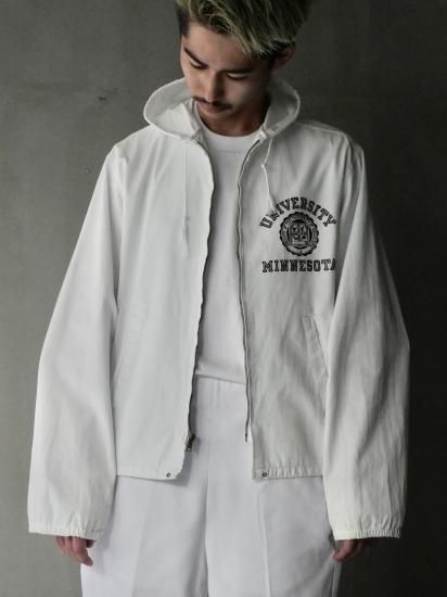 1960's Vintage Champion
Hooded White Cotton Drizzler Jacket
MINNESOTA UNIVERSITY