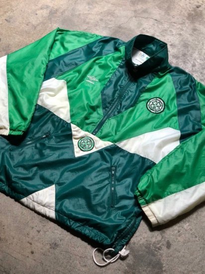 1990's Vintage UMBRO Nylon Smock The Celtic Football Club - Vintage &  Archive