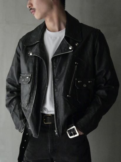 60s シアーズ ライダースジャケット 1960's Simpson Sears (Canada) First CYCLECHAMP Style Leather