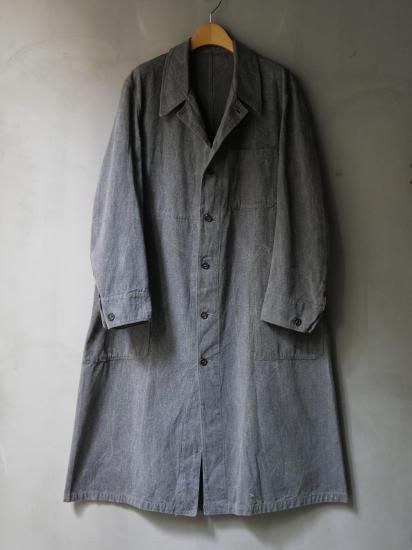 ジャケット・アウター 1950s french military atelier coat 40-50S French ArmyBlack Chambray Atelier Coat |