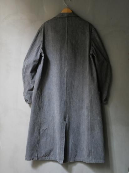 1940's French Vintage BlackChambray Atelier Coat フランス軍