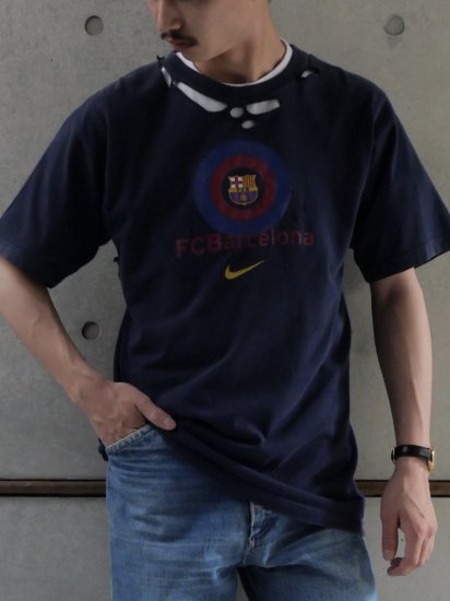 Vintage FC Barcelona  Printed T-shirt