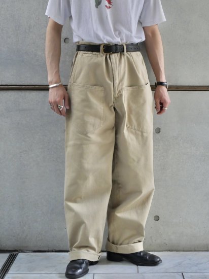 1980-90's NICOLE Drill Cloth Trousers