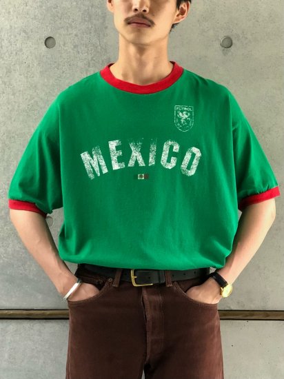 1990's Vintage Football T-shirt MEXICO