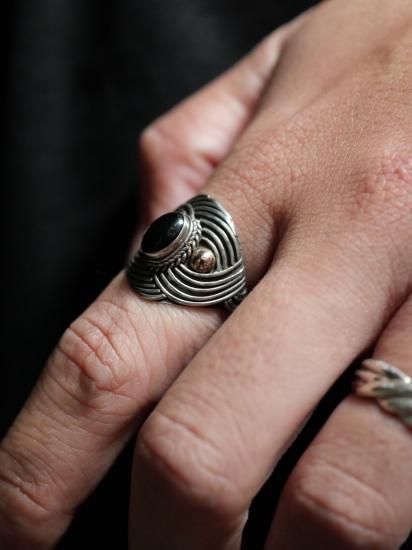 French Vintage Silver Ring 