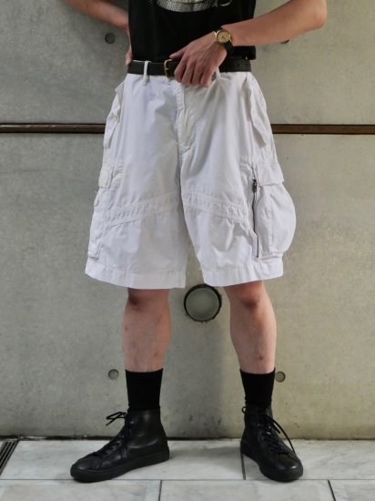 00's Vintage RalphLauren
Military Oxford Cloth Cargo Shorts 
