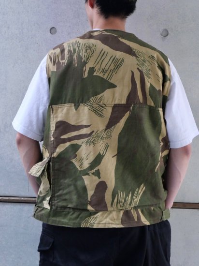 Vintage Pakistan Military Cotton Drill Camouflage Vest - Vintage