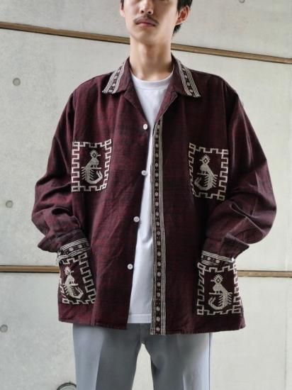 1960&#12316;70's Guatemala Vintage
Traditional Embroiled Jacket
"SANJUDAS TADEO"