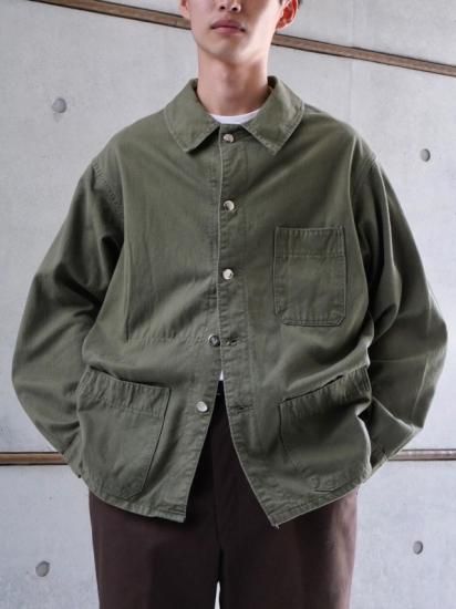 1960's Vintagn French Style Coverall OLIVE
