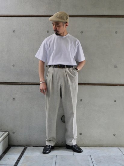 1990's ArstonVolaju Vintage
KohshinSatoh, CottonLinen 2tucks Trousers
